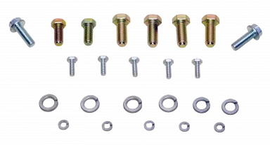 Install Hardware Kit, Chevy TKO w/Steel Bellhousing